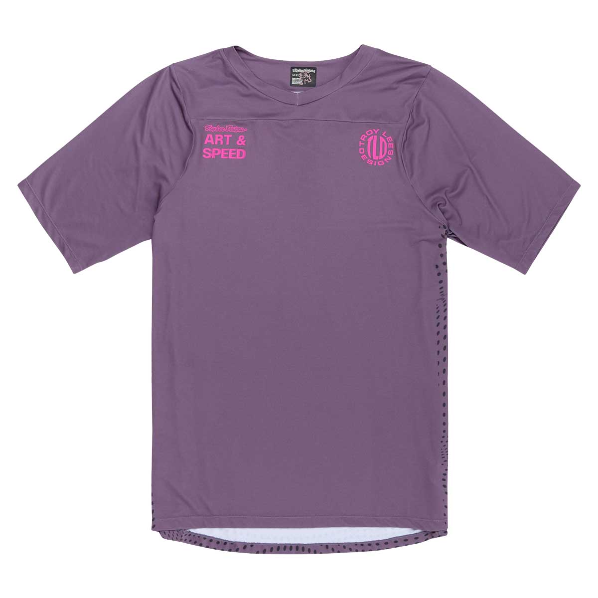 Troy Lee Designs Skyline Short Sleeve Jersey Men's in Radioscape Deep Purple